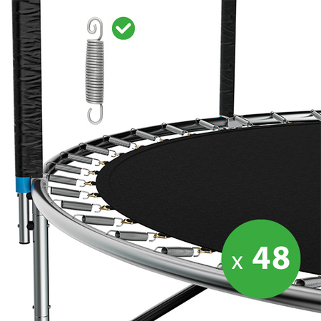 TRAMPOLINA OGRODOWA DLA DZIECI ZUMA 8FT WIELOKOLOROWA 244 CM