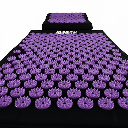 MATA DO AKUPRESURY ZDROWOTNA Z KOLCAMI AKUPRESURA MASAŻ ZESTAW Z PODUSZKĄ