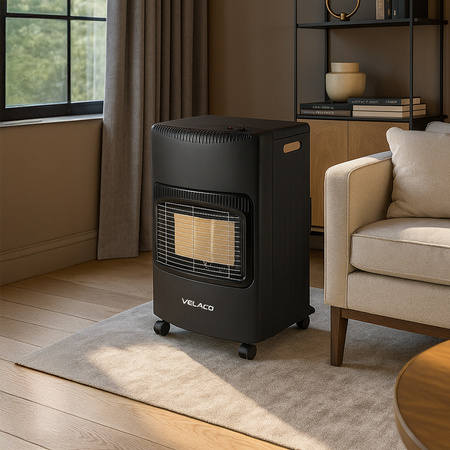 PIECYK GAZOWY DOMOWY GRZEJNIK GAZOWY NA BUTLĘ WĄŻ + REDUKTOR ECO-ONE MOC 4200 WAT