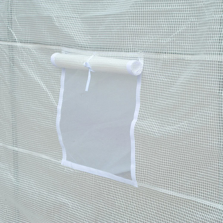 TUNEL OGRODOWY FOLIOWY SZKLARNIA 10m2 TF04W 4x2,5m BIAŁY SOLIDNY