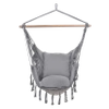 FOTEL OGRODOWY WISZĄCY KRZESŁO BRAZYLIJSKIE HAMAK HUŚTAWKA JULIA SZARY