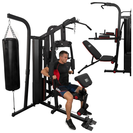 ATLAS DO ĆWICZEŃ WIELOFUNKCYJNY TRENINGOWY SIŁOWNIA DOMOWA LS02 90KG