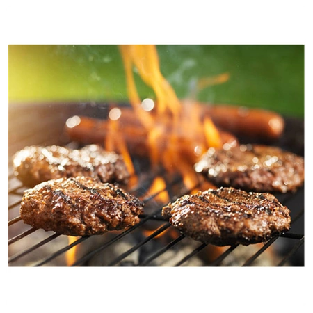 GRILL OGRODOWY WĘGLOWY Z POKRYWĄ VL05 CZARNY