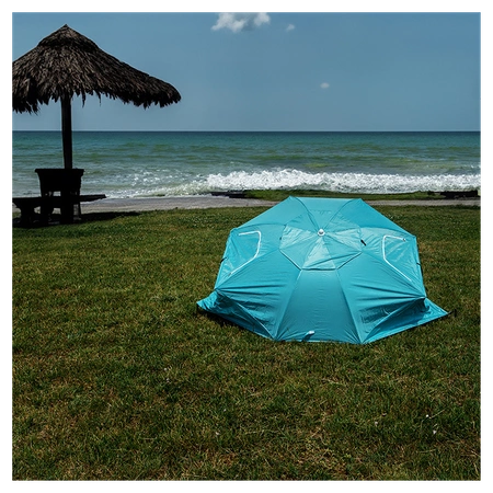 PARASOL PLAŻOWY OGRODOWY BALKONOWY TRITON 1A NIEBIESKI 180 CM