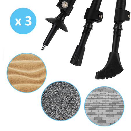 KIJE TREKKINGOWE KIJKI NORDIC WALKING DO CHODZENIA HORNET