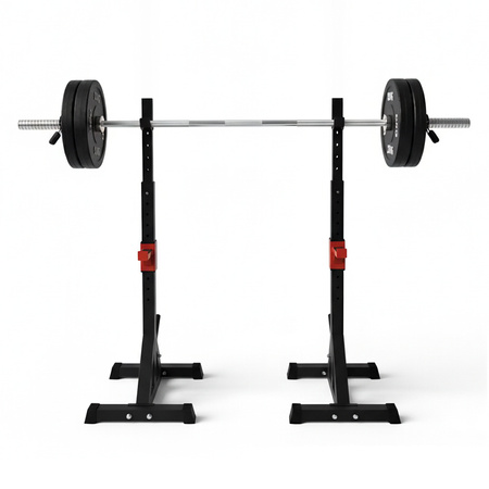 STOJAKI TRENINGOWE POD SZTANGĘ REGULOWANE ASEKURACJA STOJAK DO ĆWICZEŃ RP22