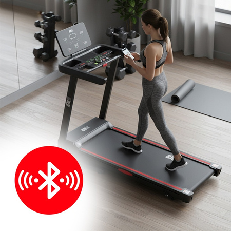 BIEŻNIA ELEKTRYCZNA TRENINGOWA DOMOWA SKŁADANA RUN-1 1-16 KM/H 140 KG 230 V BLUETOOTH