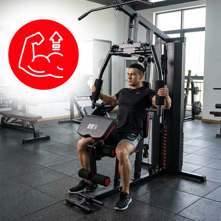 ATLAS DO ĆWICZEŃ WIELOSTANOWISKOWY TRENINGOWY SIŁOWNIA DOMOWA LS01 90KG