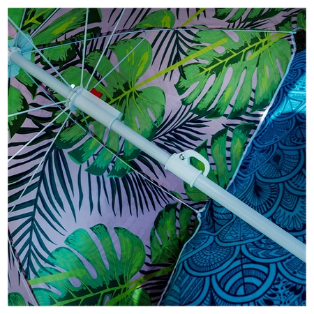 PARASOL PLAŻOWY OGRODOWY BALKONOWY KORAL 1C 180 CM