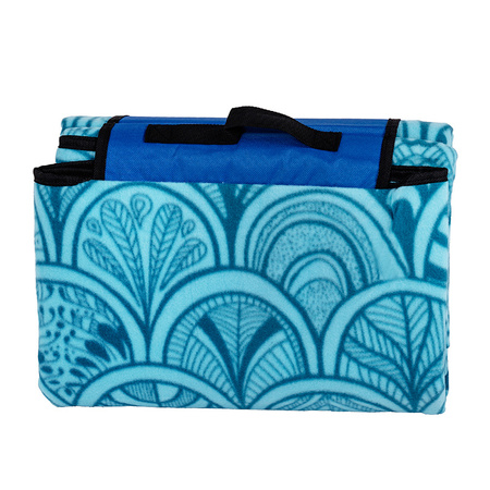 KOC PIKNIKOWY WODOODPORNY MATA PLAŻOWA Z IZOLACJĄ SANDY 1A NIEBIESKI 2x2