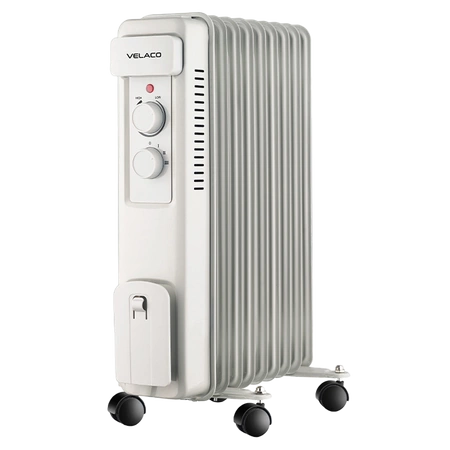 GRZEJNIK OLEJOWY ELEKTRYCZNY 9 ŻEBER TERMOSTAT WEZUWIUSZ 2000 W