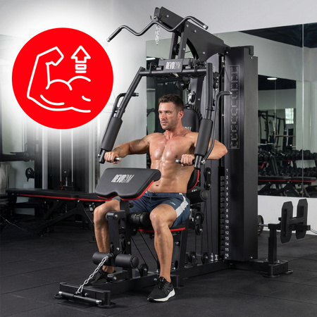 ATLAS DO ĆWICZEŃ WIELOFUNKCYJNY TRENINGOWY SIŁOWNIA DOMOWA LS05 90KG