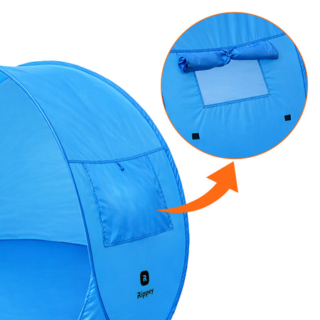 NAMIOT PLAŻOWY OGRODOWY TURYSTUCZNY PARAWAN SUNSET 1A NIEBIESKI