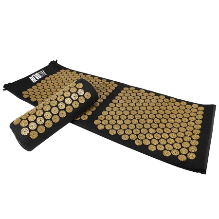 MATA DO AKUPRESURY ZDROWOTNA Z KOLCAMI AKUPRESURA MASAŻ ZESTAW Z PODUSZKĄ