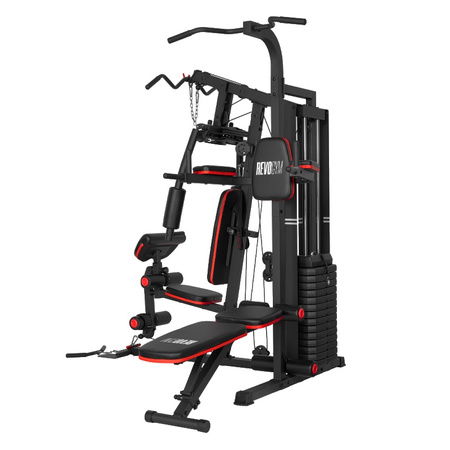 ATLAS DO ĆWICZEŃ WIELOSTANOWISKOWY TRENINGOWY SIŁOWNIA DOMOWA LS09 90KG