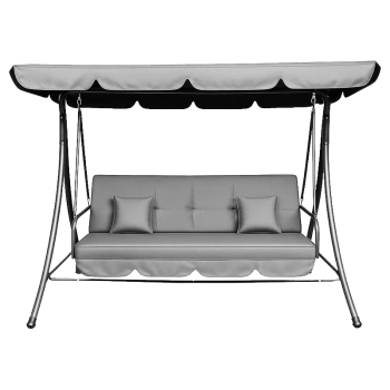 HUŚTAWKA OGRODOWA MILANO H03 DUŻA XXL SZARA