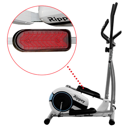 TRENAŻER ELIPTYCZNY ROWER TRENINGOWY ORBITREK MAGNETYCZNY FLEX WHITE