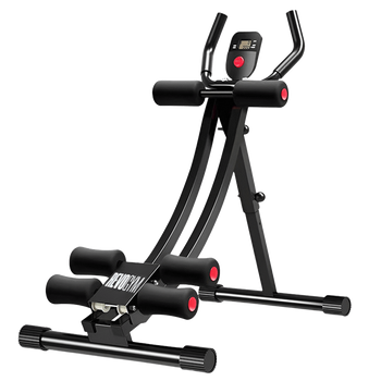 TRENAŻER MIĘŚNI BRZUCHA ŁAWKA DO ĆWICZEŃ SKŁADANY REGULOWANY Z LICZNIKIEM