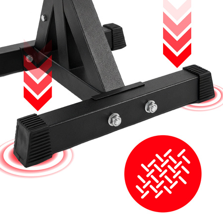 STOJAKI TRENINGOWE POD SZTANGĘ REGULOWANE ASEKURACJA STOJAK DO ĆWICZEŃ RP22