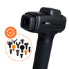 PISTOLET DO MASAŻU MOCNY MASAŻER DO PLECÓW CIAŁA MASSAGE GUN 100W + 12 KOŃCÓWEK RP20