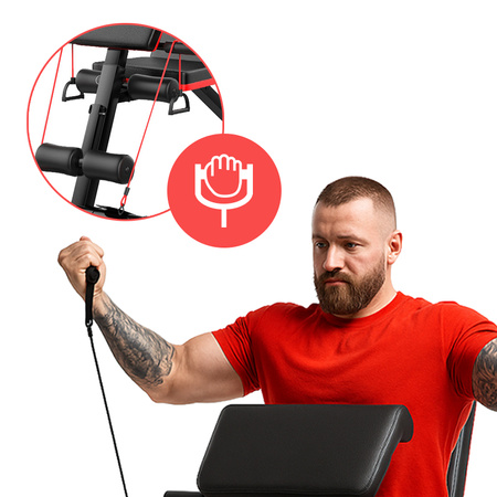 ŁAWKA DO ĆWICZEŃ SKOŚNA TRENINGOWA REGULOWANA RP02