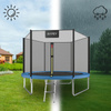 TRAMPOLINA OGRODOWA DLA DZIECI ZUMA 8FT CZARNO/NIEBIESKA 244 CM