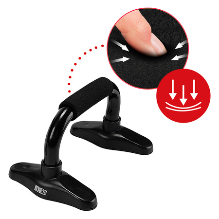 PODPÓRKI UCHWYTY DO POMPEK TRENING W DOMU I SIŁOWNI KOI