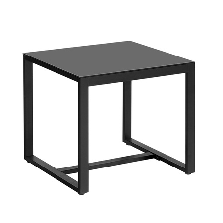 ZESTAW MEBLI OGRODOWYCH RATTANOWY COMO 2 OSOBOWY CZARNY