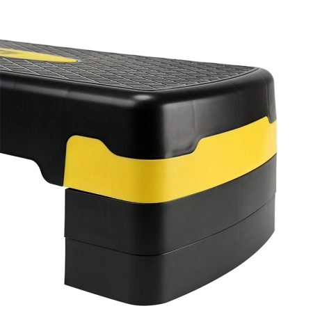 STEP SCHODEK DO ĆWICZEŃ DO AEROBIKU FITNESS 3 STOPNIOWY REGULOWANY SOLIDNY
