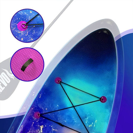 DESKA SUP MOON-BAY DO PŁYWANIA STAND UP PADDLE POMPOWANA 320CM ZESTAW + SIEDZISKO