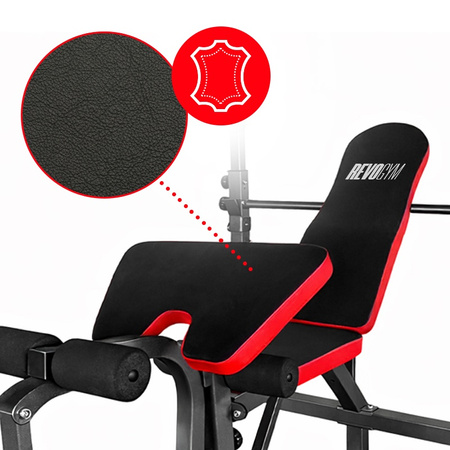 ŁAWKA SKOŚNA WIELOFUNKCYJNA DO ĆWICZEŃ NOGI MODLITEWNIK REGULOWANA RP24 DO 180 KG