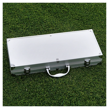 ZESTAW AKCESORIÓW DO GRILA BBQ-A2 ZE STALI NIERDZEWNEJ 9w1 + WALIZKA