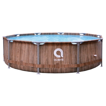 BASEN STELAŻOWY OGRODOWY OKRĄGŁY AVENLI PICO Z POMPĄ 305x76 ZESTAW