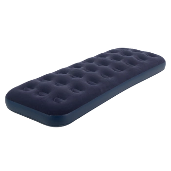 MATERAC DMUCHANY POMPOWANY WELUROWY JEDNOOSOBOWY NEST GRANATOWY 191x73 CM