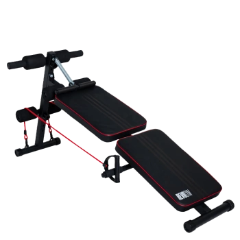 ŁAWKA DO ĆWICZEŃ MIĘŚNI BRZUCHA SKOŚNA REGULOWANA SKŁADANA RP14