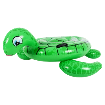 MATERAC PLAŻOWY DMUCHANY POMPOWANY DO PŁYWANIA ŻÓŁW TURTLE 134x112 CM