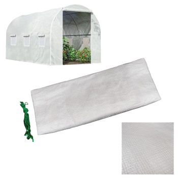 FOLIA ZAMIENNA NA TUNEL OGRODOWY FOLIOWY PTF03W-3X2-WHITE BIAŁA WYTRZYMAŁA