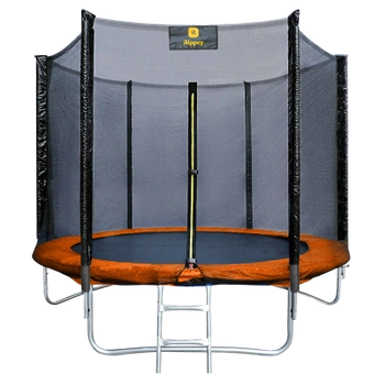 TRAMPOLINA OGRODOWA DLA DZIECI SKY 10FT CZARNO-POMARAŃCZOWA 305 CM