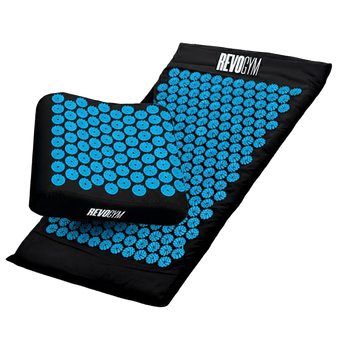 MATA DO AKUPRESURY ZDROWOTNA Z KOLCAMI AKUPRESURA MASAŻ ZESTAW Z PODUSZKĄ