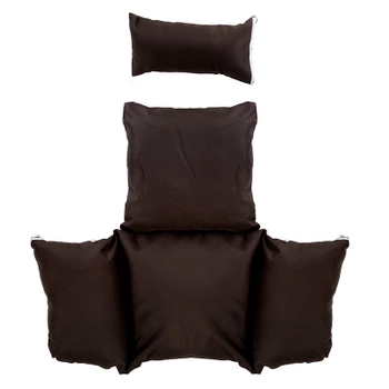 PODUSZKA DO FOTELA OGRODOWEGO KOKONU HUŚTAWKI BRĄZOWA