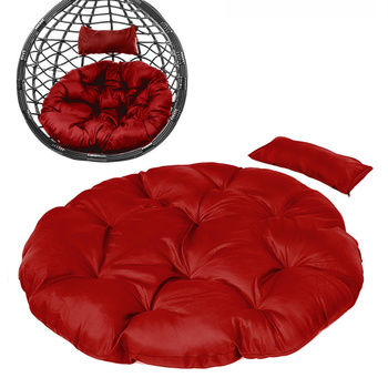 PODUSZKA DO FOTELA OGRODOWEGO KOKONU HUŚTAWKI OKRĄGŁA CZERWONA PODUSZKA-OKR-RD