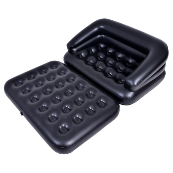 DMUCHANA SOFA MATERAC POMPOWANY AVENLI BALLO 5w1 CZARNA 198x138 CM