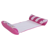 HAMAK MATERAC DMUCHANY WODNY BASENOWY DO PŁYWANIA Z SIATKĄ PINKY 120x72 CM