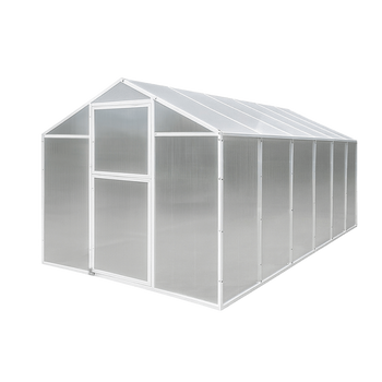 SZKLARNIA OGRODOWA Z POLIWĘGLANU TUNEL FLOWERS OCYNK 4 MM 210x400 CM 8,4m2