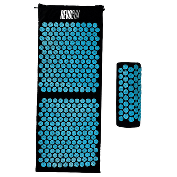 MATA DO AKUPRESURY ZDROWOTNA Z KOLCAMI AKUPRESURA MASAŻ ZESTAW Z PODUSZKĄ