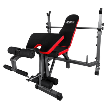 ŁAWKA SKOŚNA WIELOFUNKCYJNA DO ĆWICZEŃ NOGI MODLITEWNIK REGULOWANA RP24 DO 180 KG